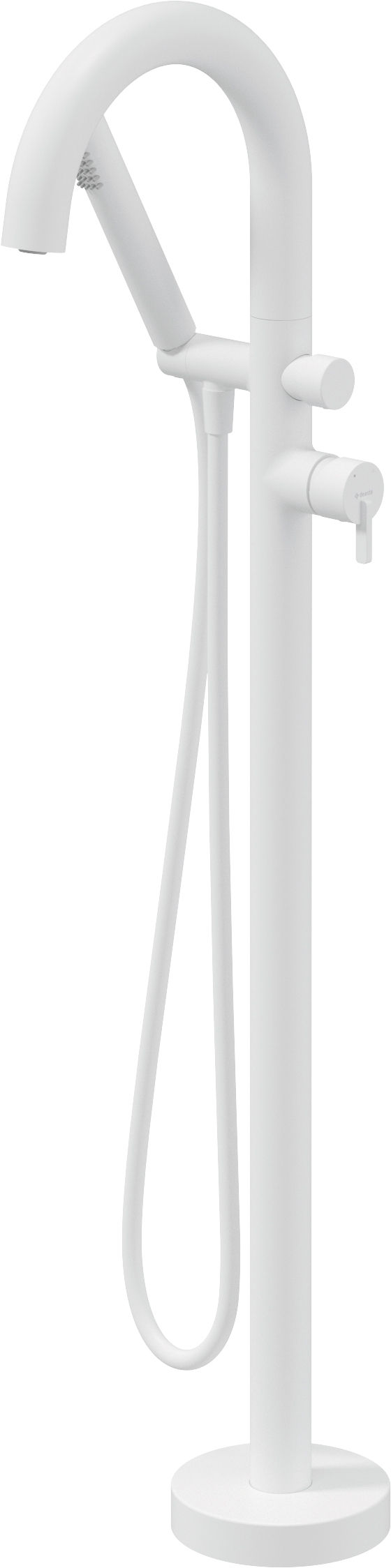 Bateria wannowa wolnostojąca Deante Silia bianco BQS_A17N