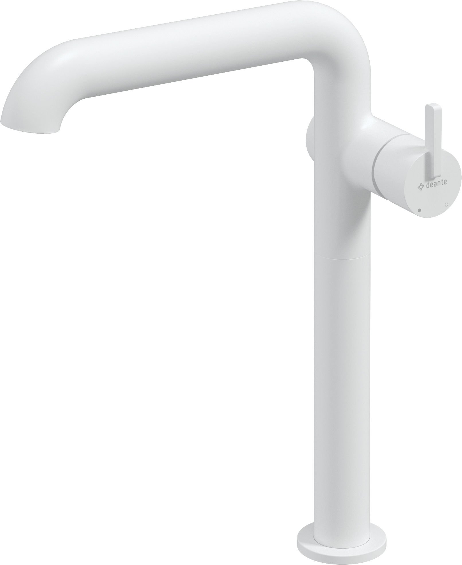 Bateria umywalkowa nablatowa Deante Silia bianco BQS_A24K
