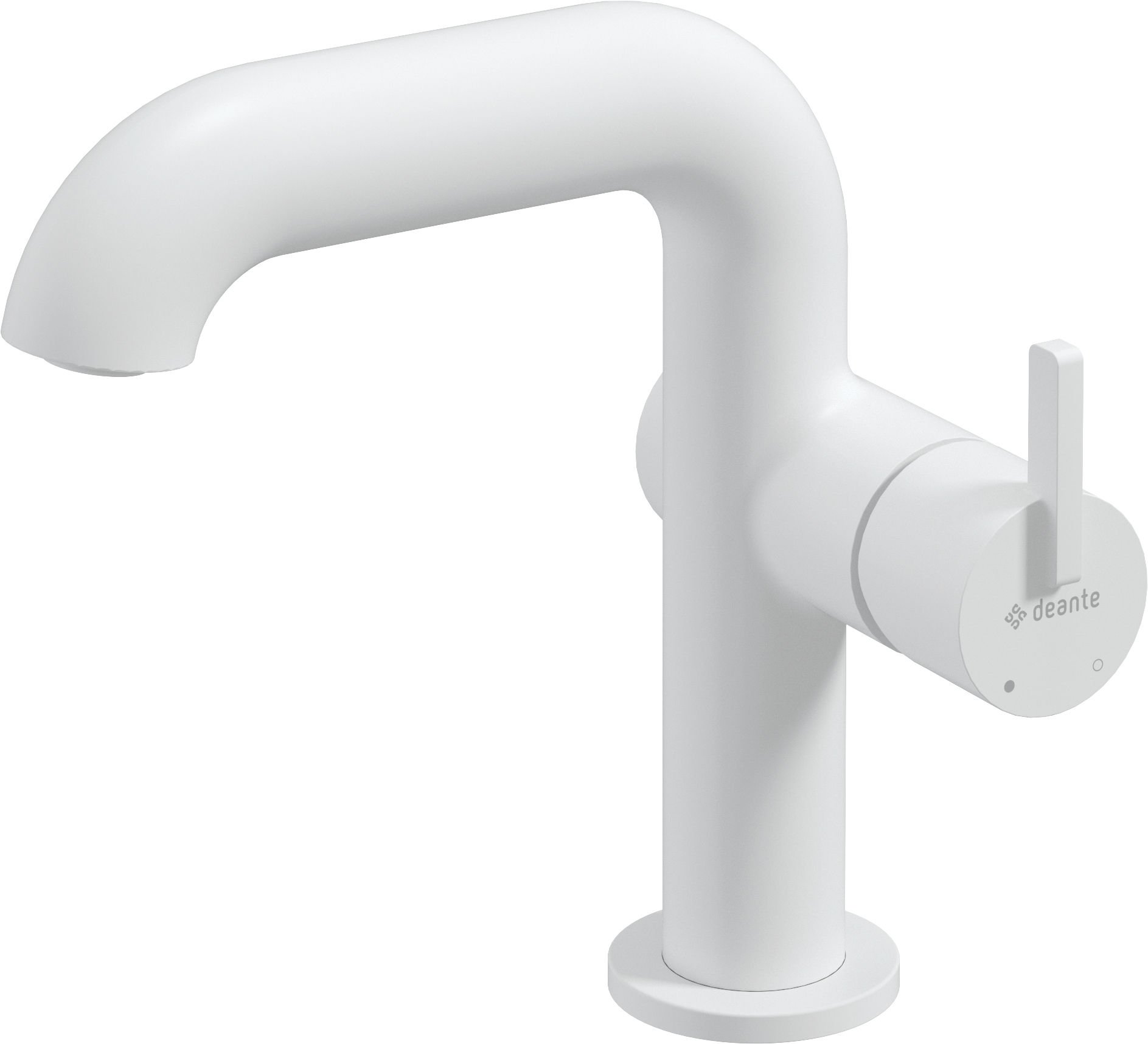 Bateria umywalkowa Deante Silia bianco BQS_A24M