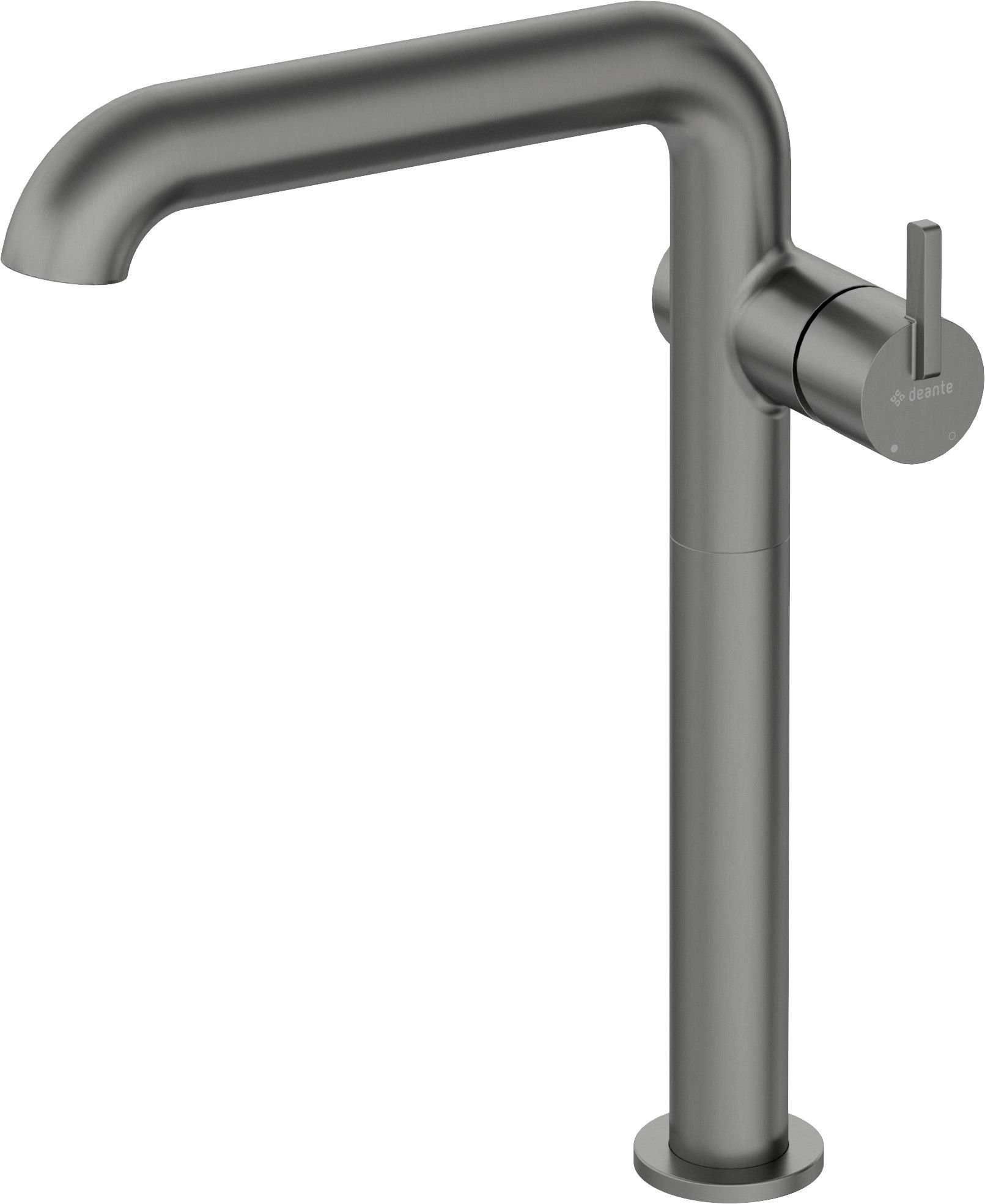 Bateria umywalkowa nablatowa Deante Silia titanium BQS_D24K
