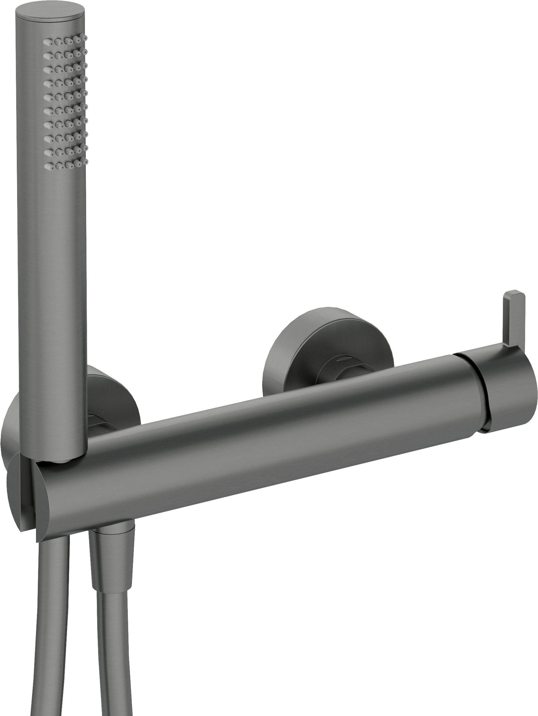 Bateria prysznicowa natynkowa Deante Silia titanium BQS_D41M