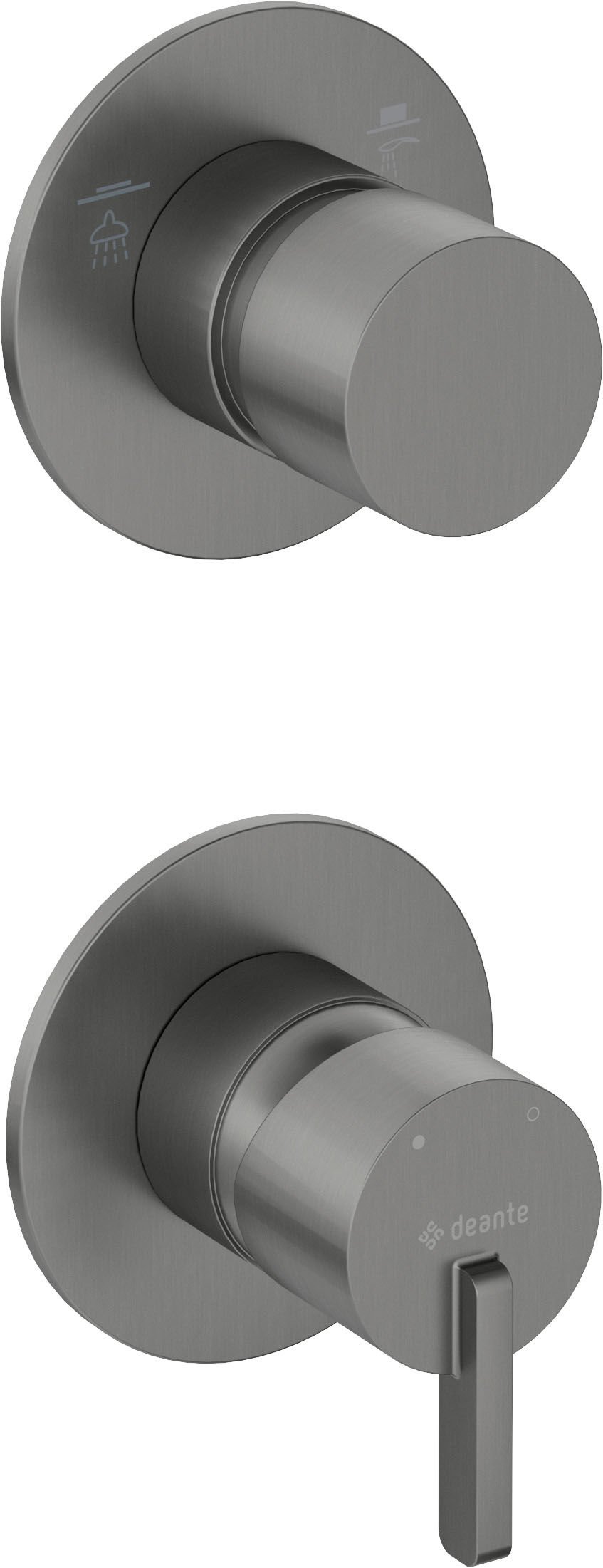 Bateria prysznicowa podtynkowa Deante Silia titanium BQS_D44P