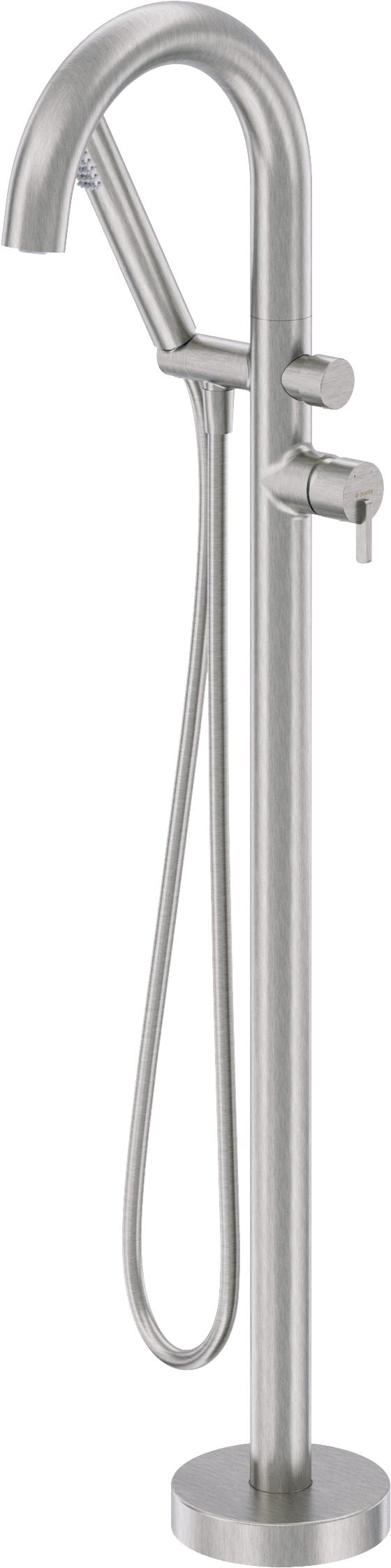 Bateria wannowa wolnostojąca Deante Silia stal szczotkowana BQS_F17N