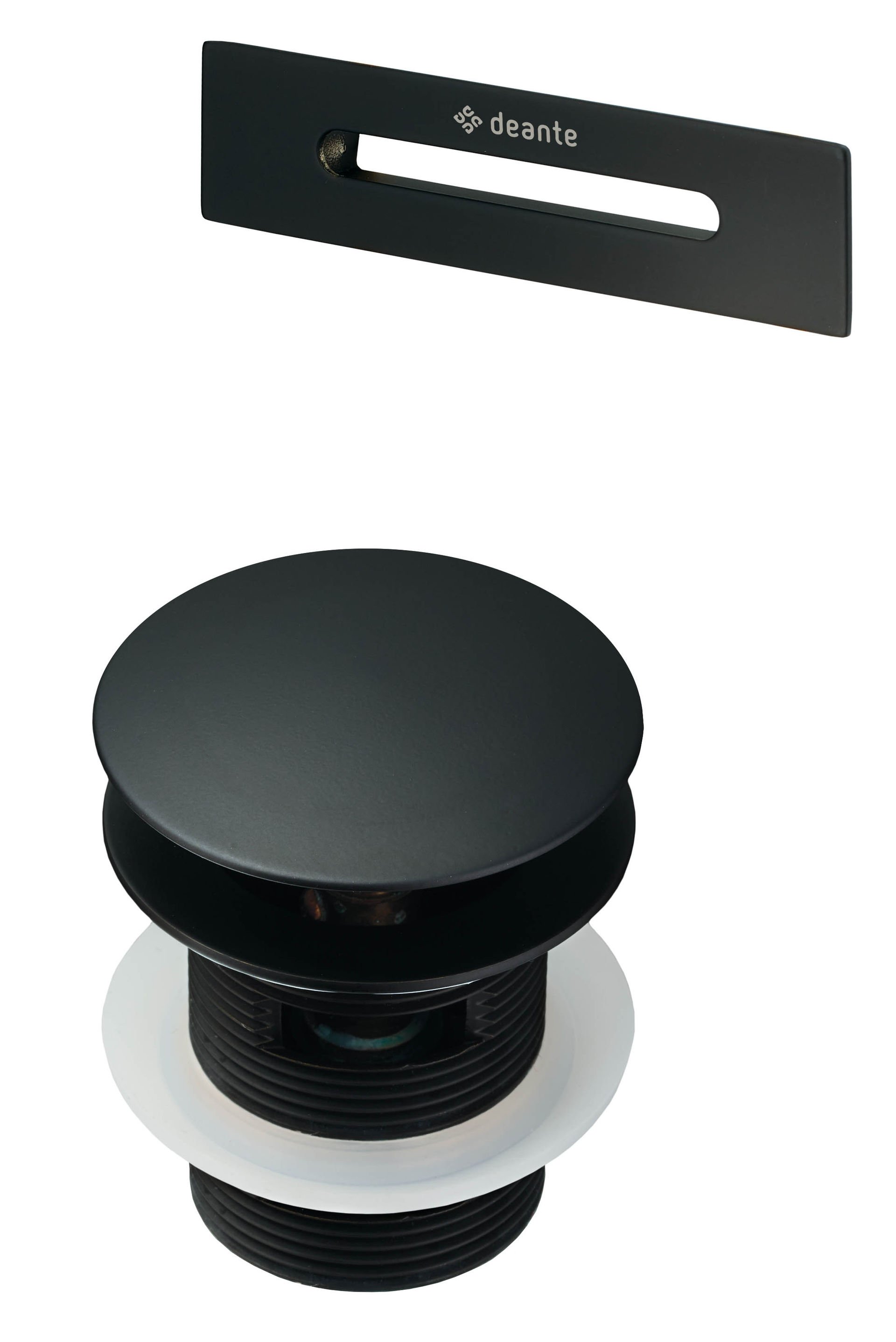 Korek Klik-Klak i przelew do wanny Deante nero KYY_N10B