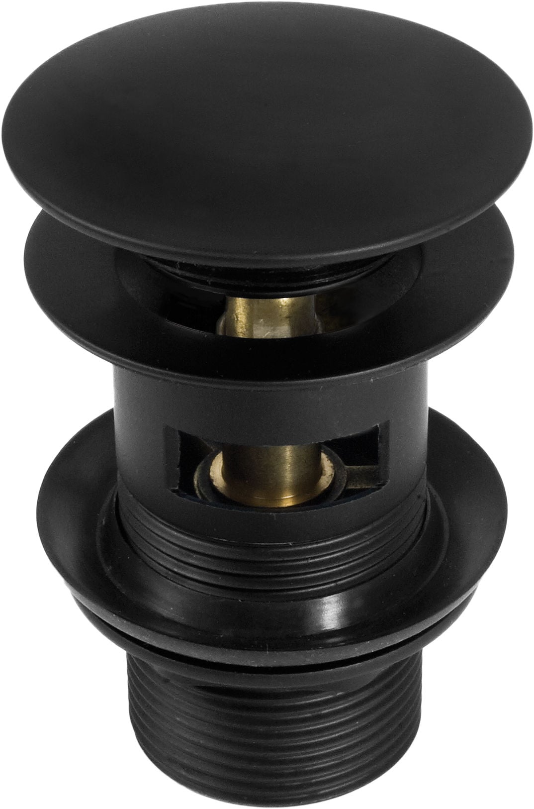 Korek Klik-Klak do umywalki lub bidetu z przelewem Deante nero NHC_B10B