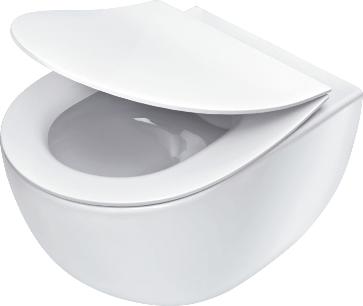 Miska WC wisząca Deante Peonia bezkołnierzowa z deską wolnoopadającą duroplast CDED6ZPW