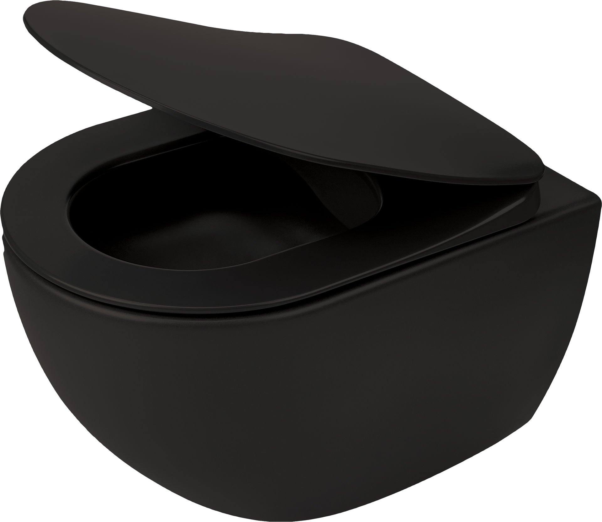 Miska WC wisząca Deante Peonia bezkołnierzowa z deską wolnoopadającą duroplast CDEDNZPW