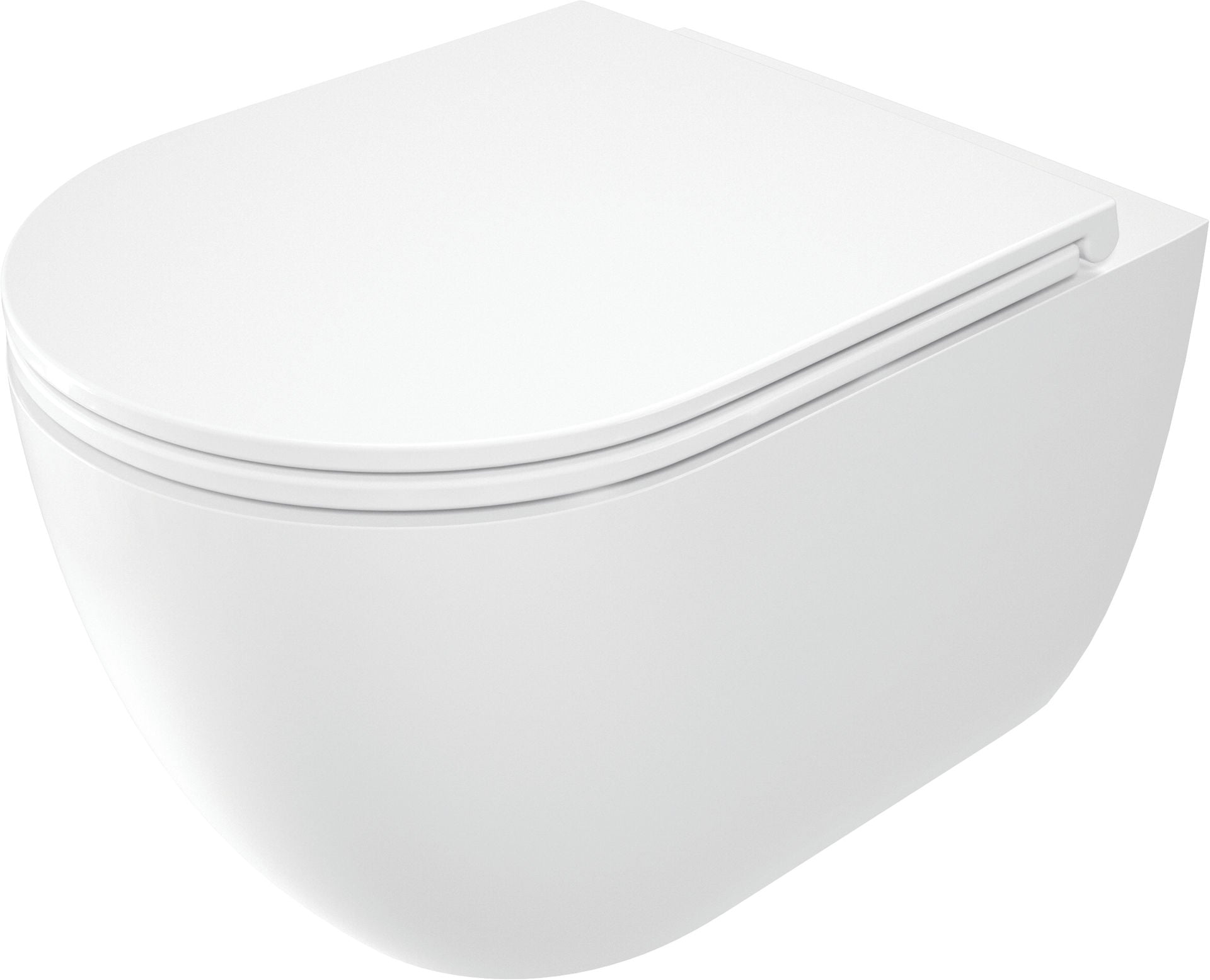 Miska WC wisząca Deante Round z deską wolnoopadającą duroplast CGRD6ZPW