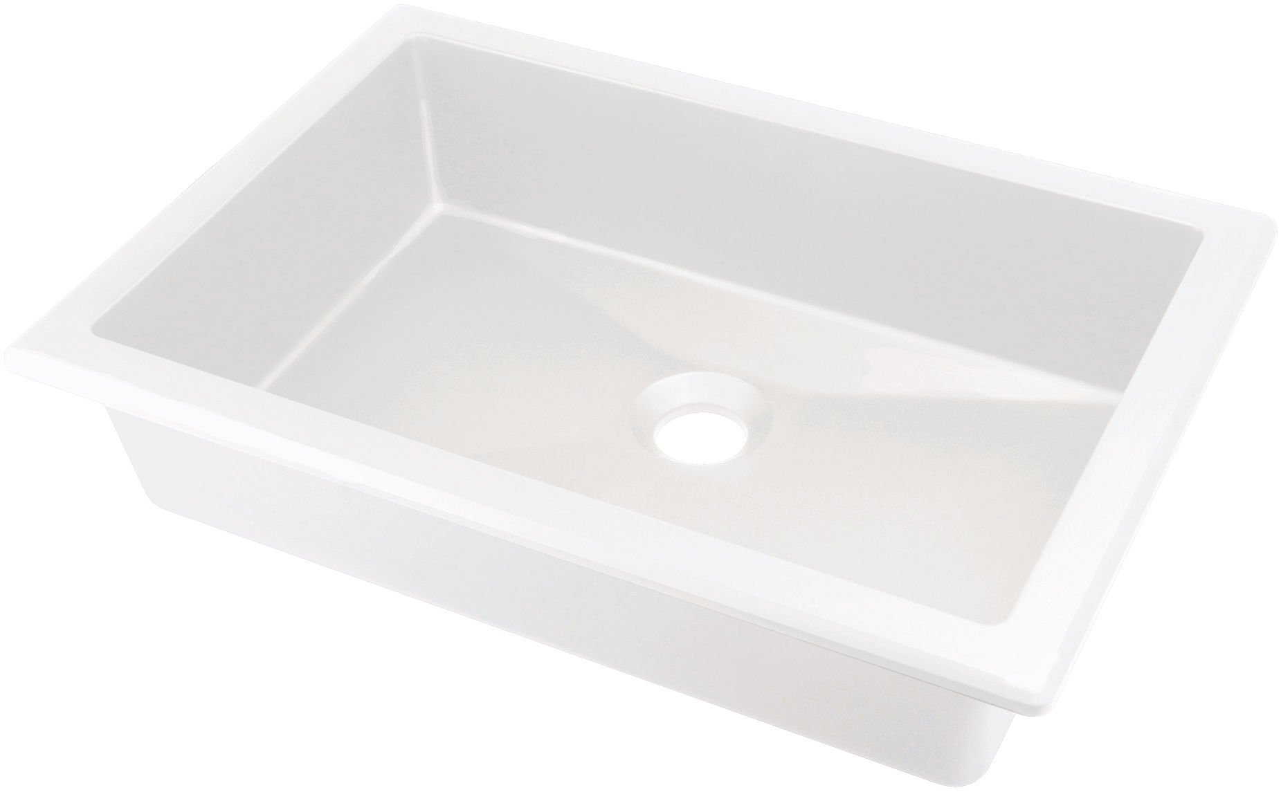 Umywalka podblatowa Deante Correo 50x35 cm prostokątna alabaster CQR_AU5U