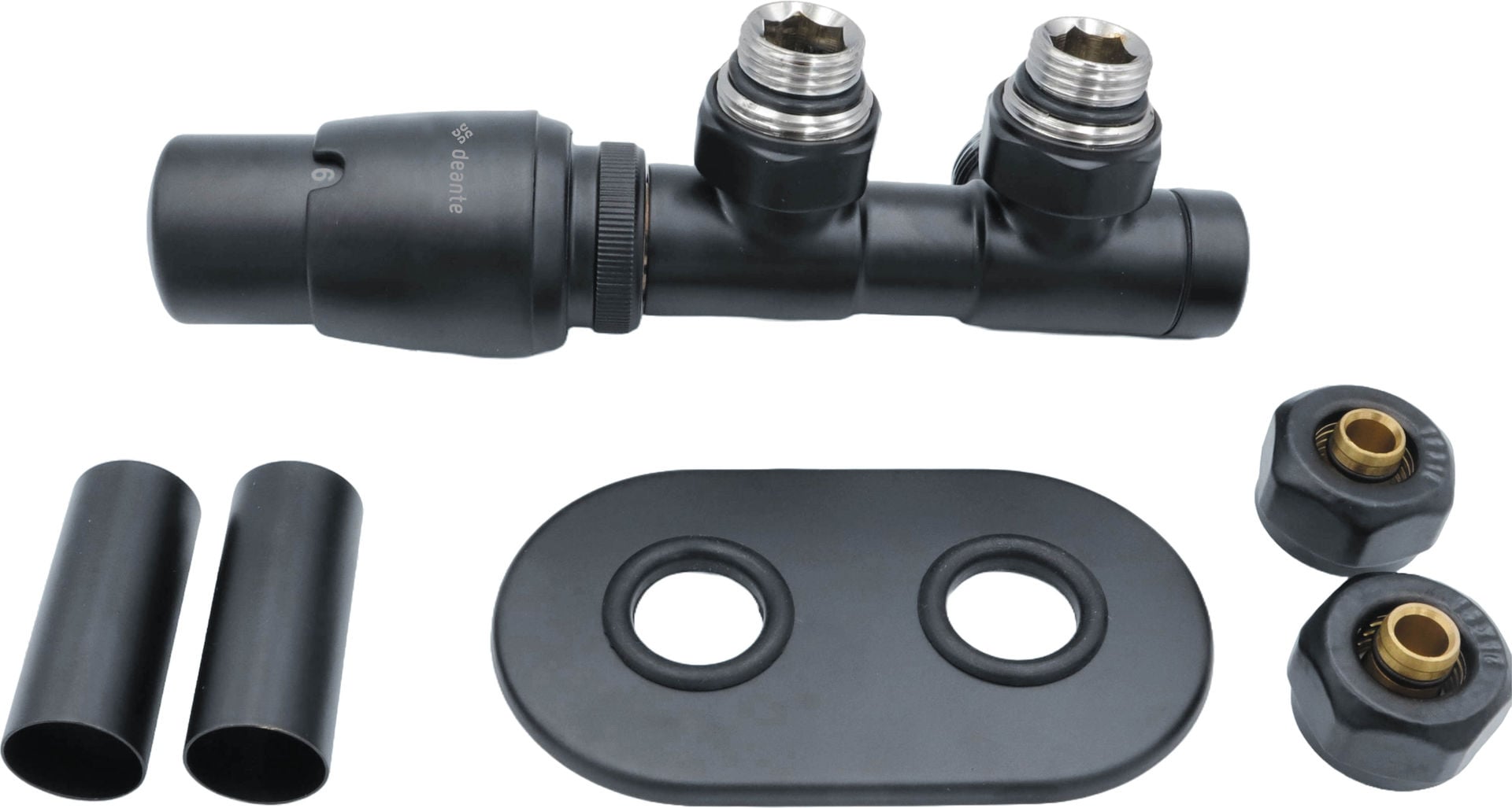 Zawór termostatyczny Deante Silia lewy titanium mat AGI_DZL1