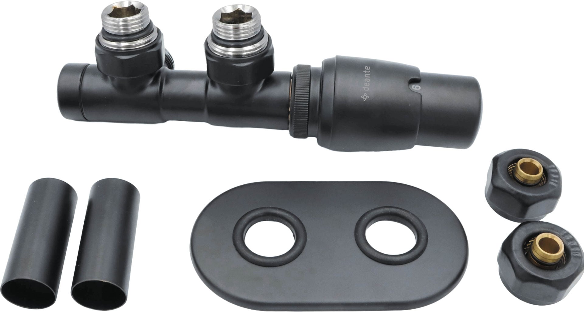 Zawór termostatyczny Deante Silia prawy titanium mat AGI_DZP1