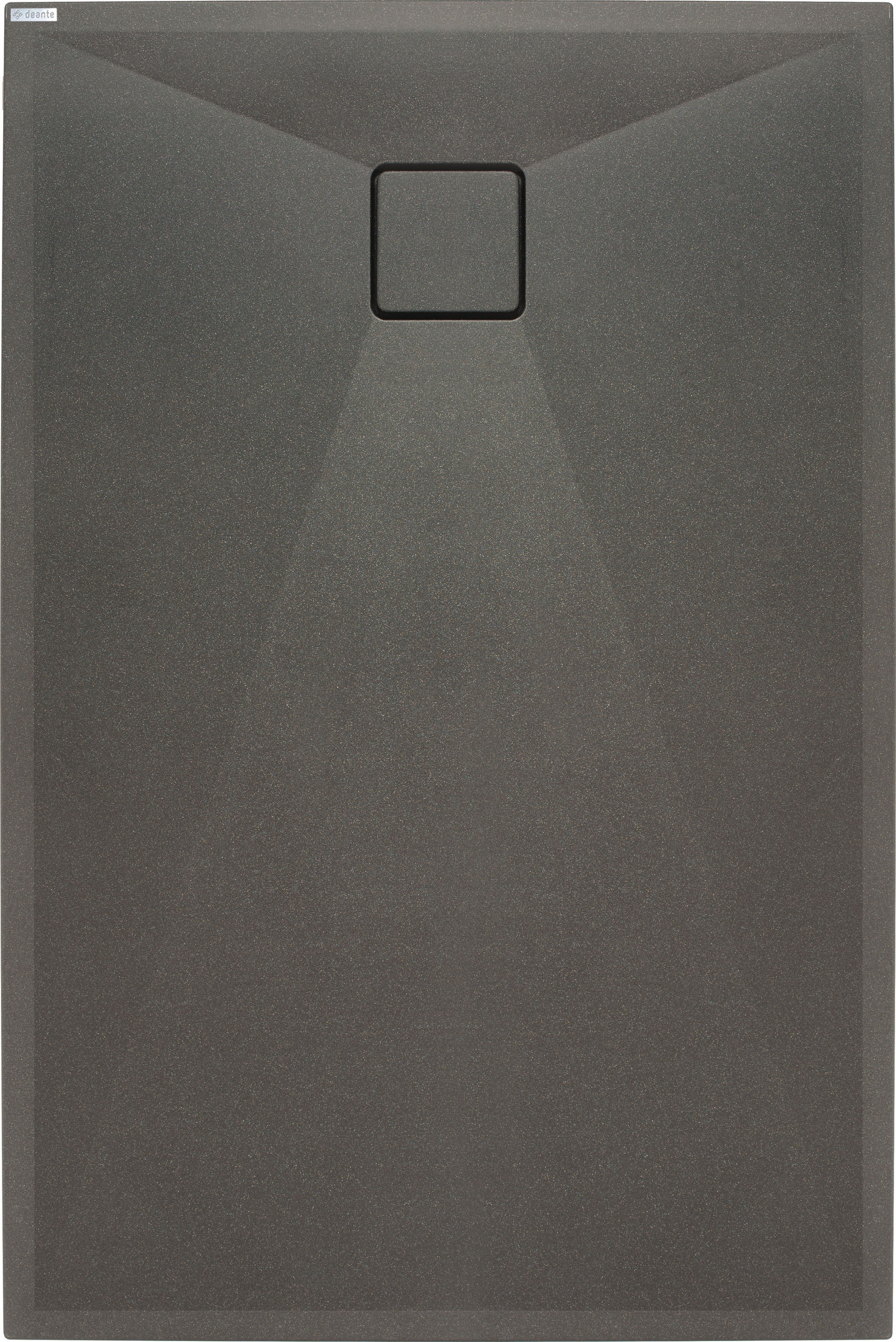 Brodzik prostokątny Deante Correo 140x80 antracyt metalik KQR_T48B