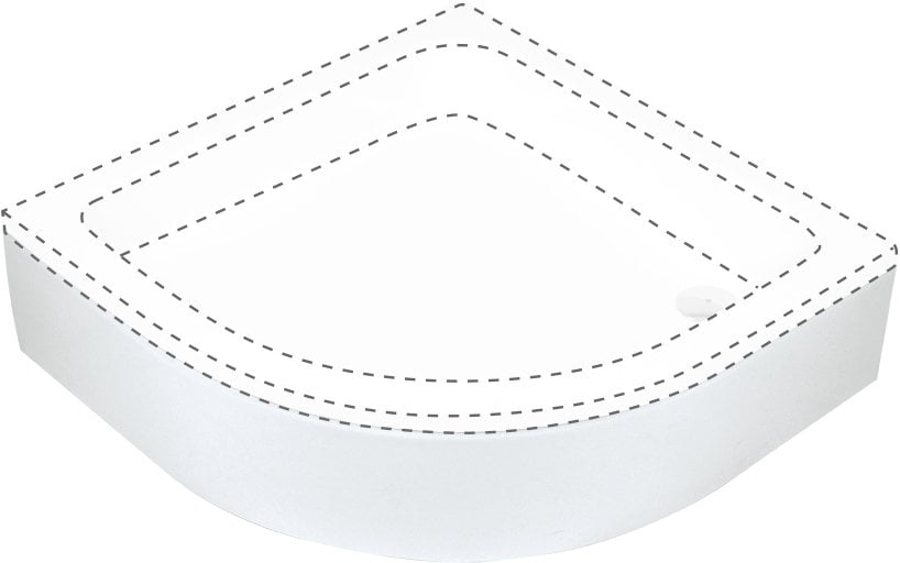Obudowa brodzika prysznicowego Standard Plus II 80cm