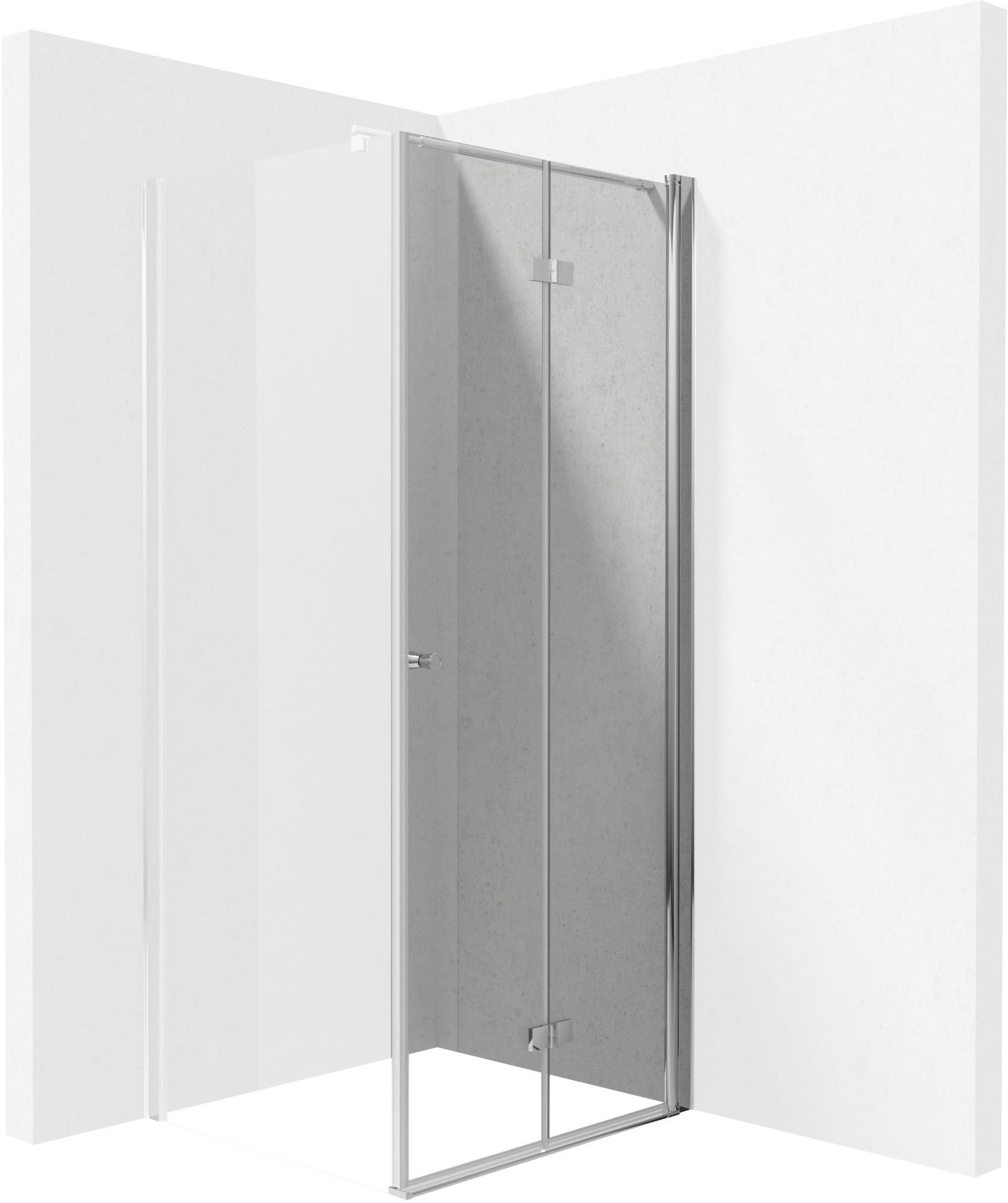 Drzwi prysznicowe Deante Kerria Plus 70x200 chrom transparentne KTSX047P