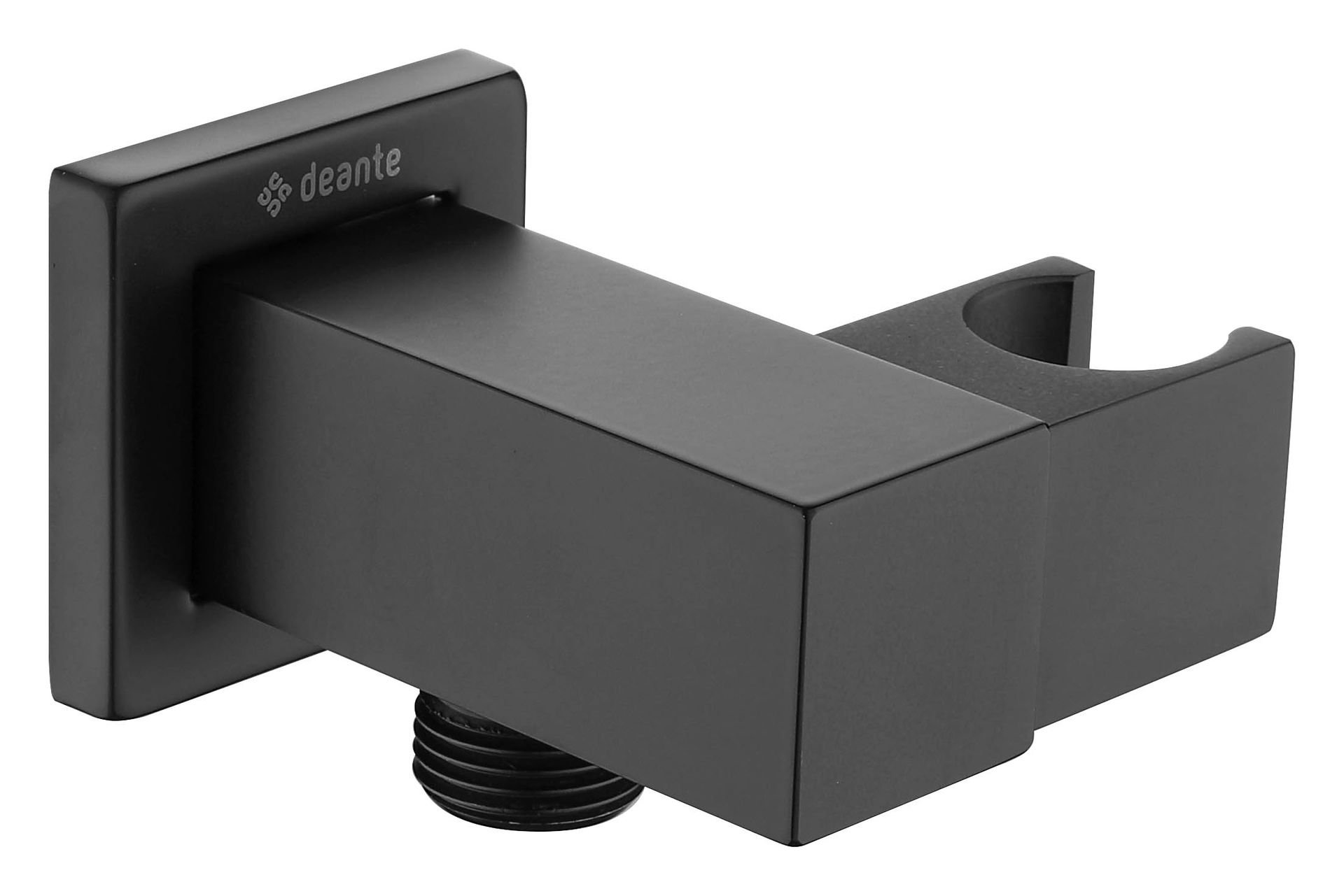 Przyłącze kątowe z uchwytem Deante Cascada nero NAC_N58K