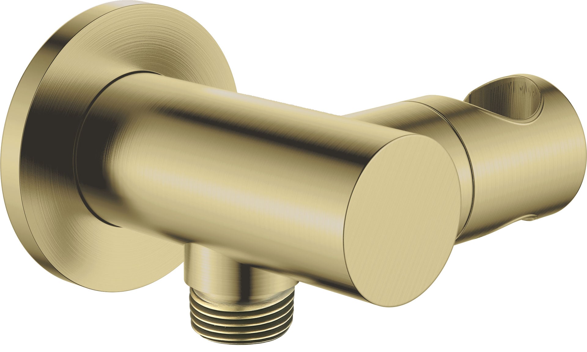 Przyłącze kątowe z uchwytem Deante Cascada złoty szczotkowany NAC_R57K