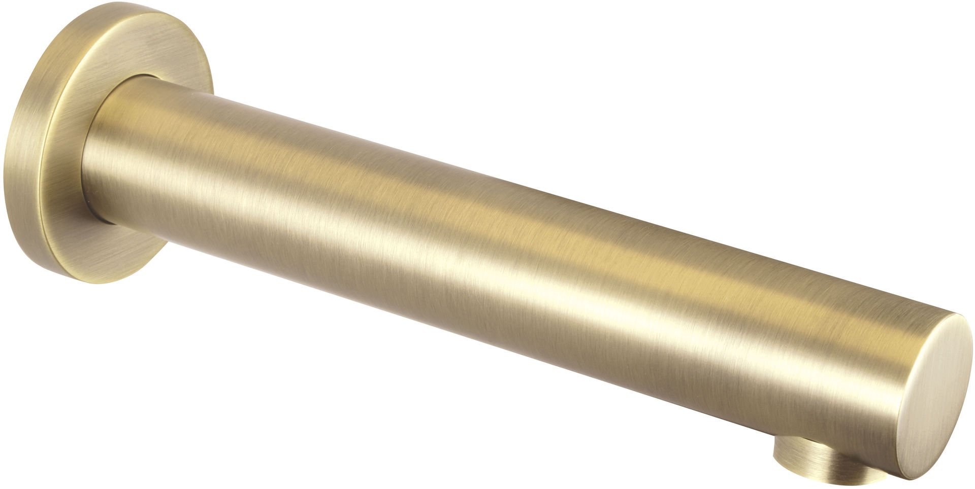 Wylewka wannowa ścienna Deante Cascada mosiądz szczotkowany NAC_M81K