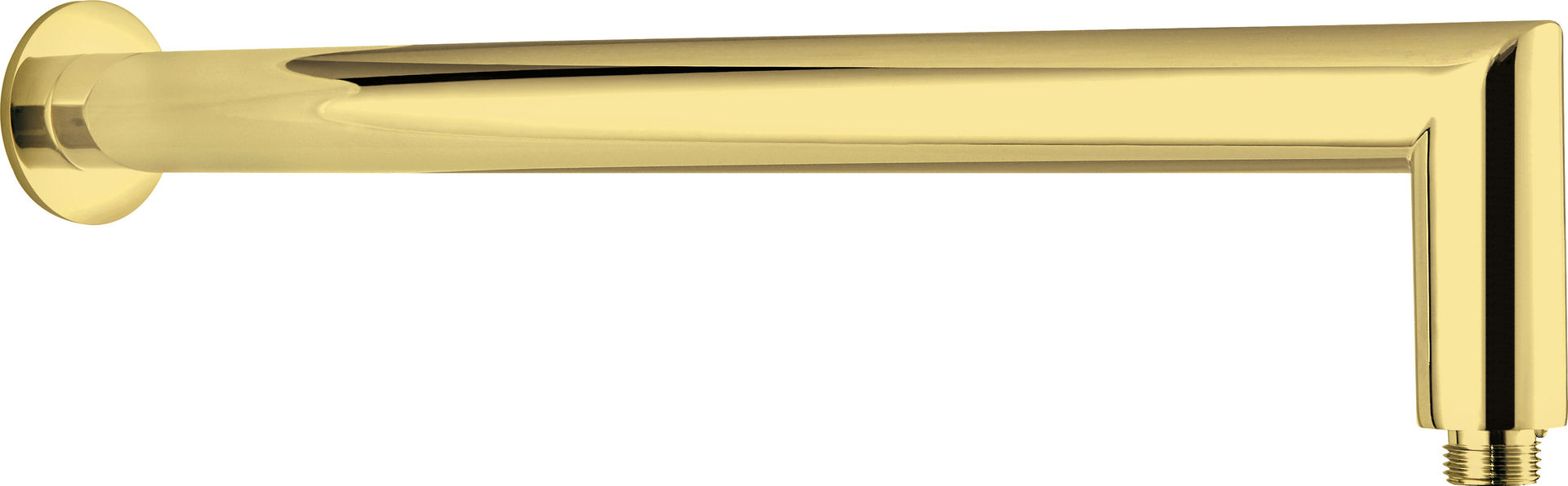 Ramię prysznicowe ścienne Deante Cascada złoty połysk NAC_Z45K