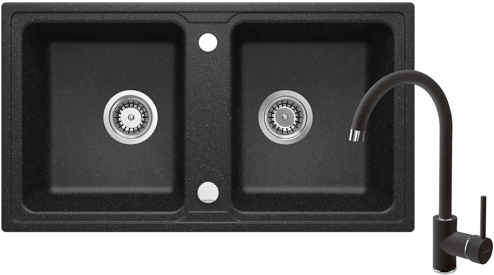 Zlewozmywak z baterią zorba Deante zqza2203