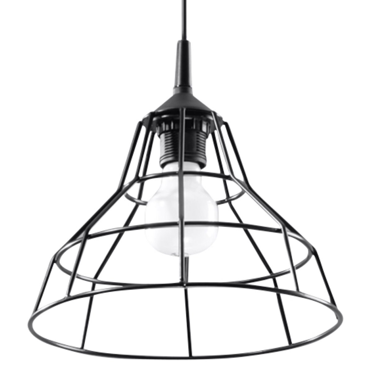 Lampa Wisząca Anata 1Xe27 Czarny