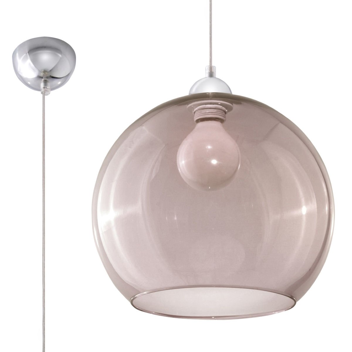 Lampa Wisząca Ball 1Xe27 Grafitowy