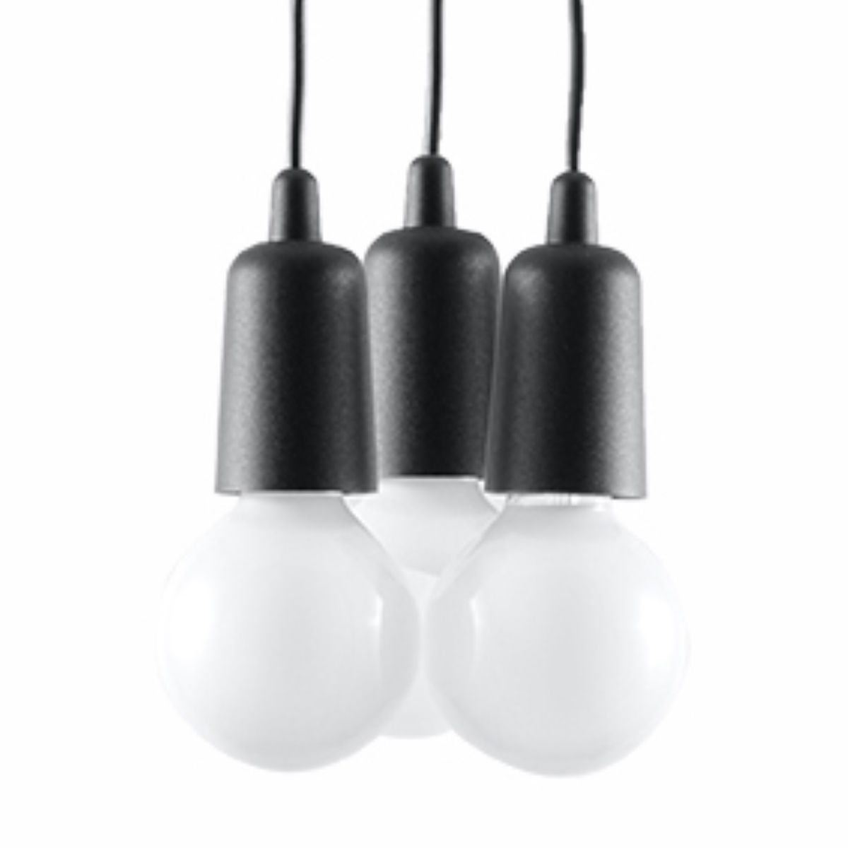 Lampa Wisząca Diego 3 3Xe27 Czarny