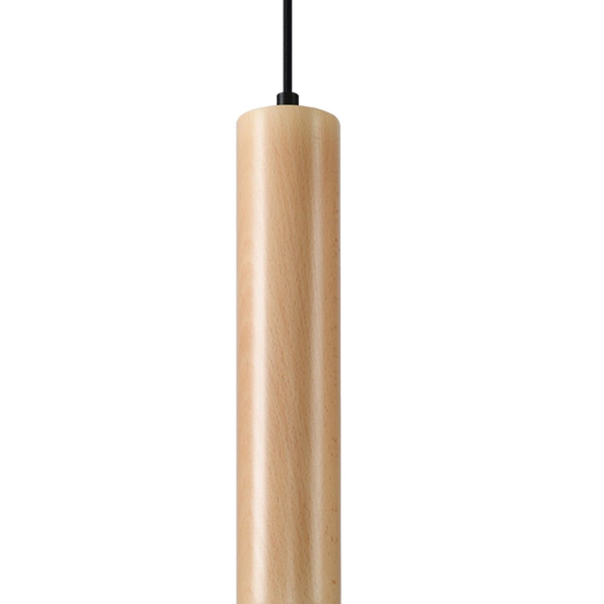 Lampa Wisząca Lino 1 1Xgu10 Naturalne Drewno