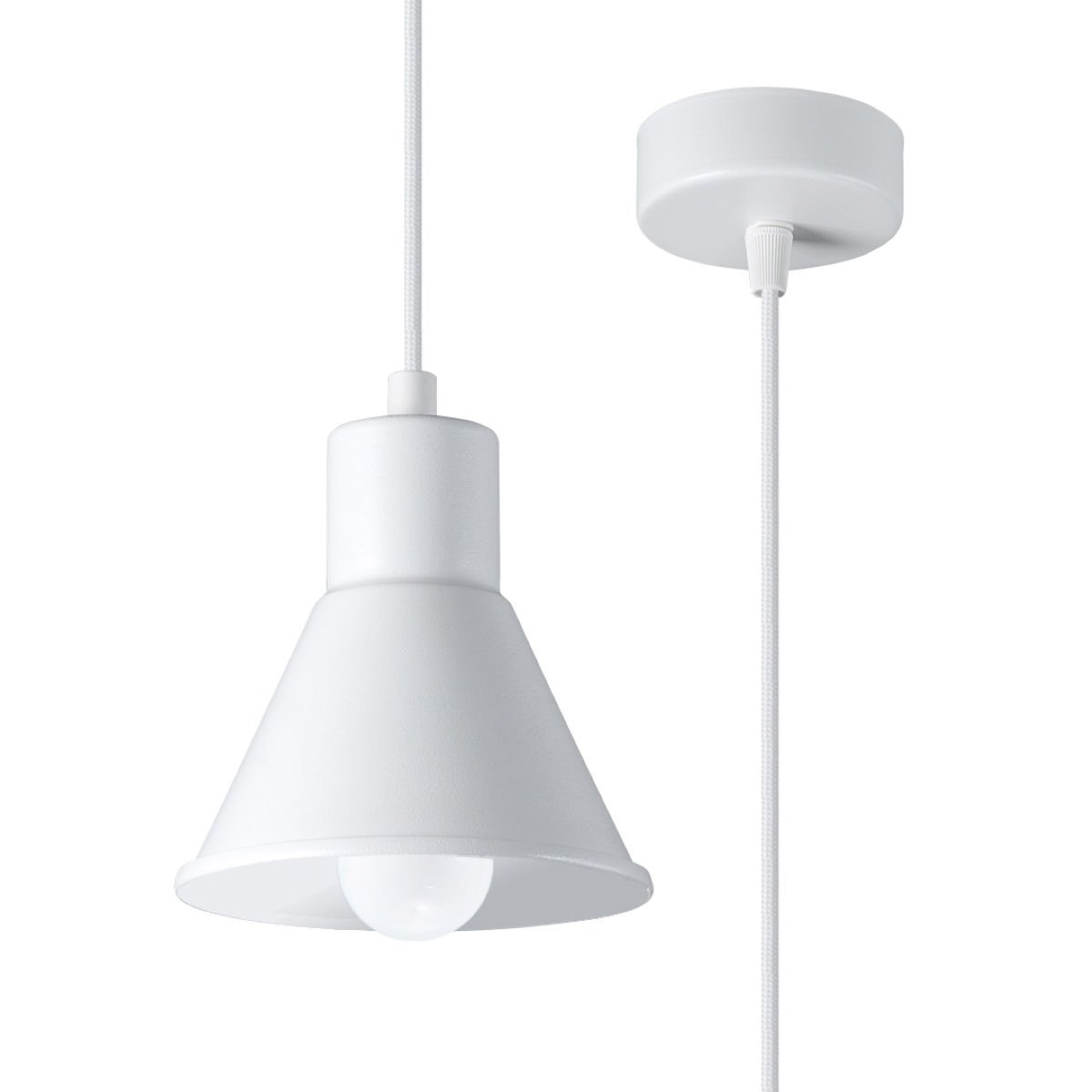 Lampa Wisząca Taleja 1 [E27] 1Xe27 Biały