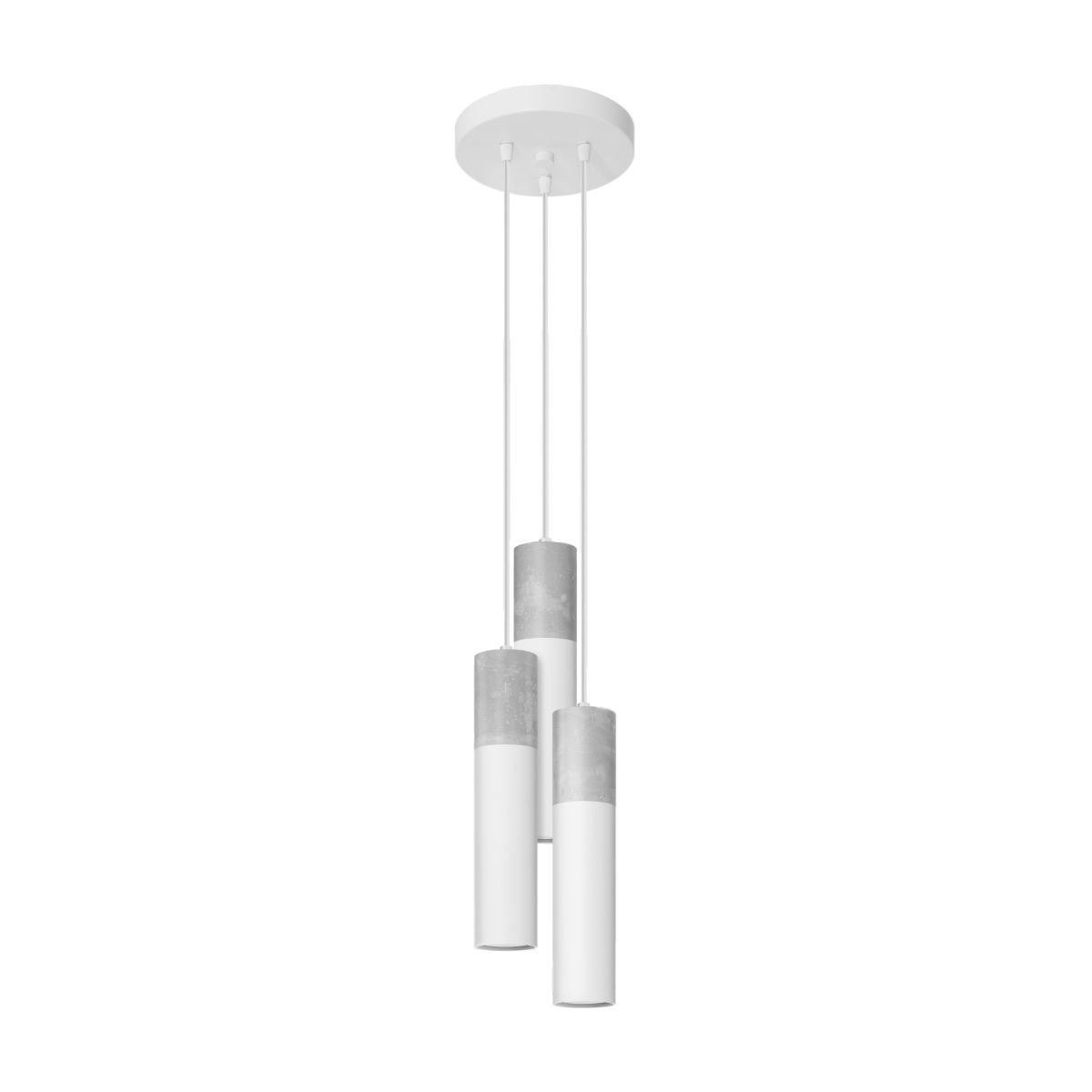 Lampa Wisząca Borgio 3P 3Xgu10 Biały/Szary