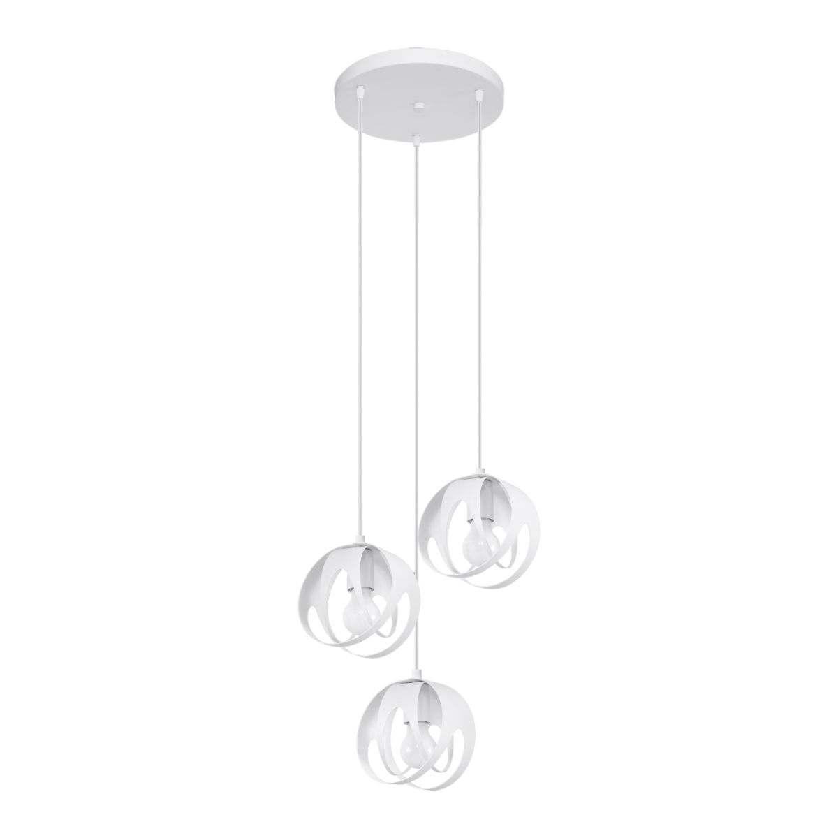 Lampa Wisząca Tulos 3P 3Xe27 Biały