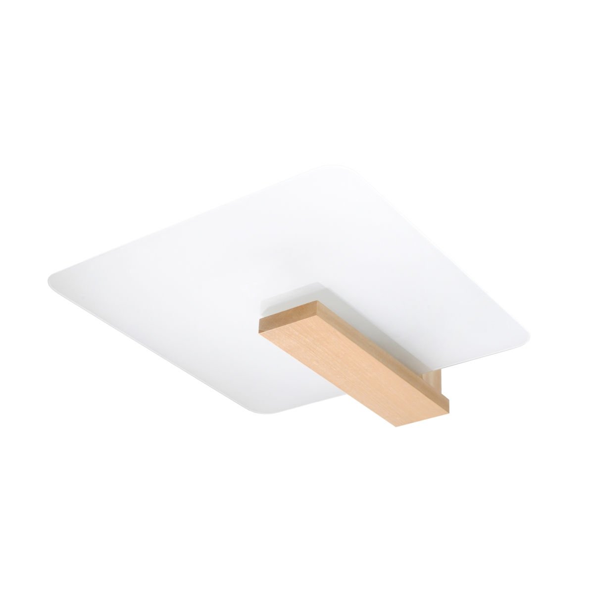 Plafon Lappo 2Xe27 Naturalne Drewno