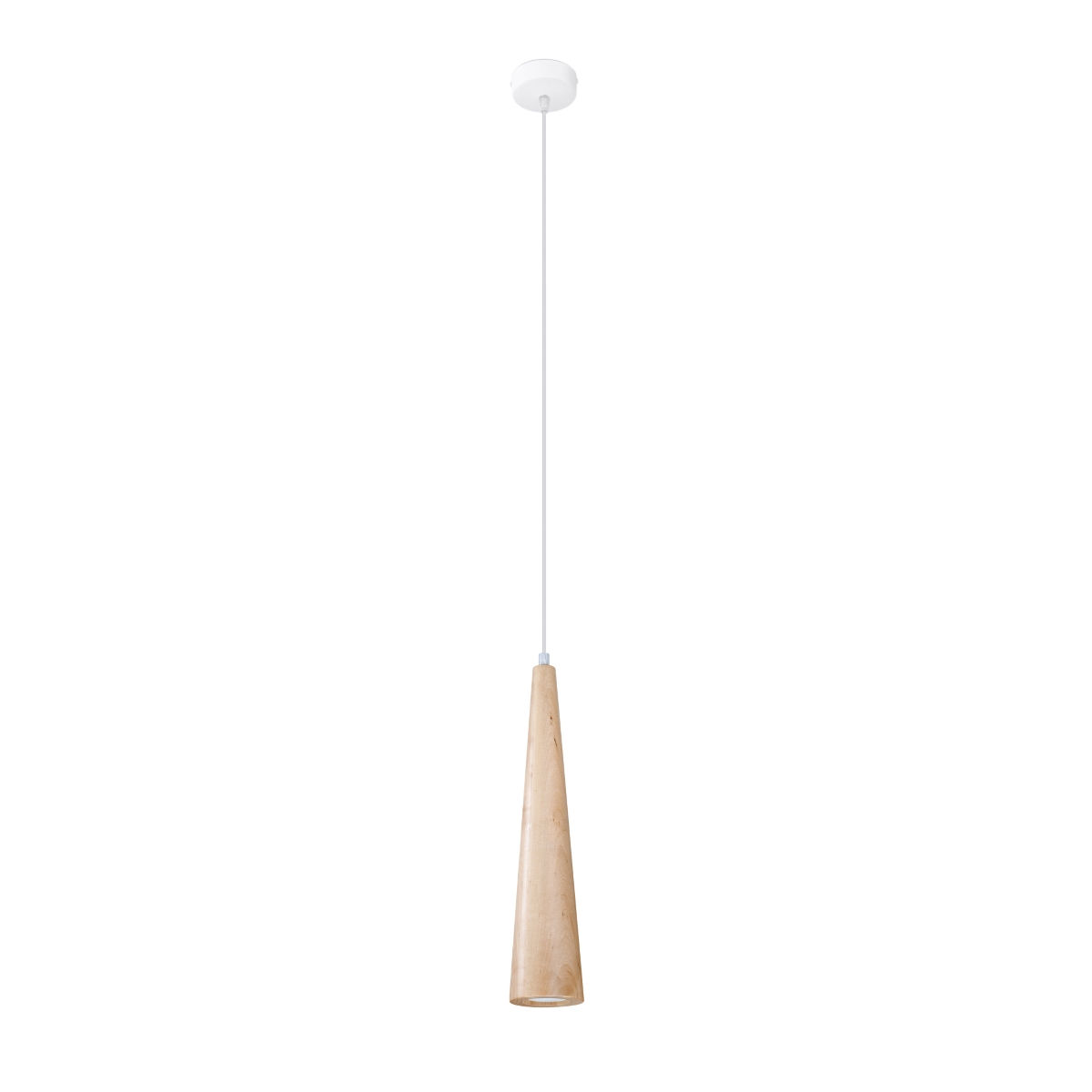 Lampa Wisząca Sula 1 1Xgu10 Naturalne Drewno
