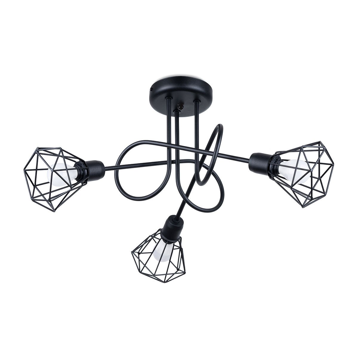 Żyrandol Artemis 3S 3Xe14 Czarny