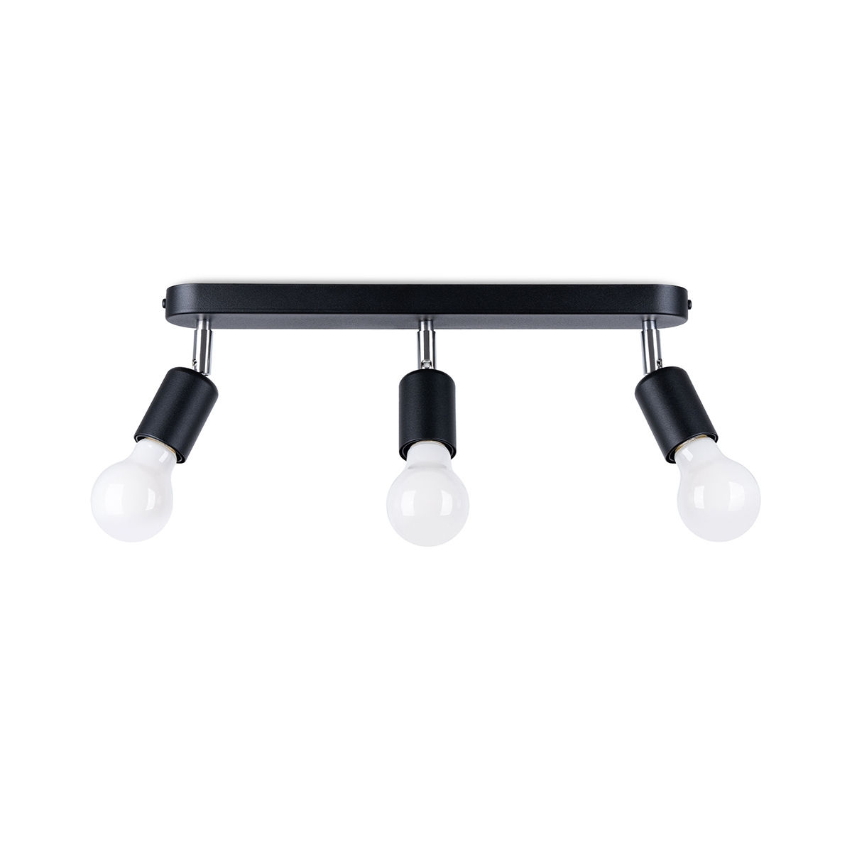 Plafon Fornes 3 3Xe27 Czarny