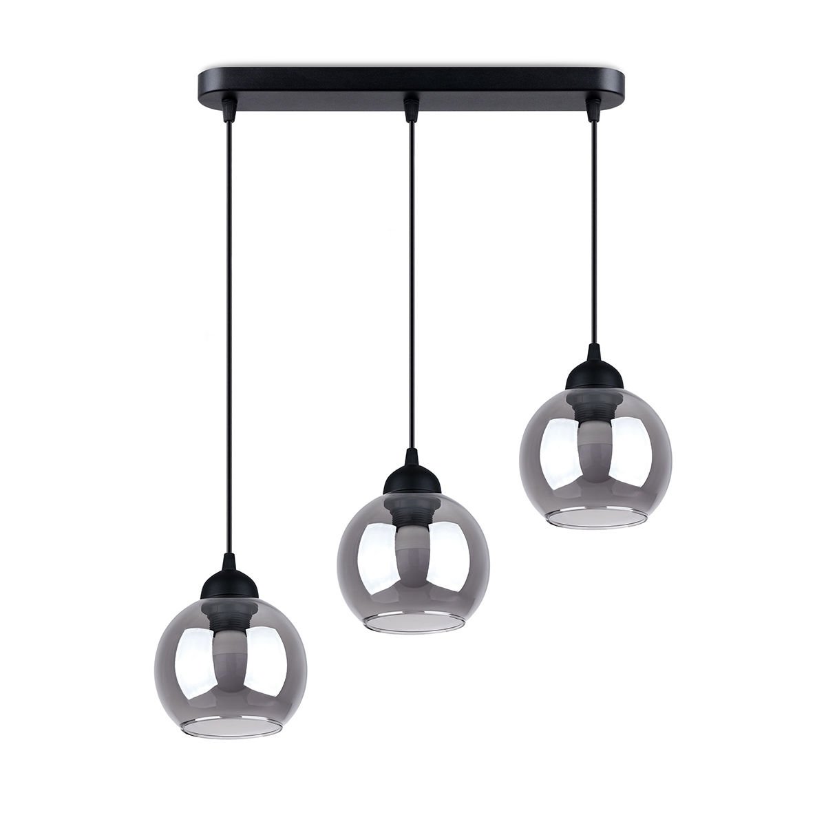 Lampa Wisząca Alino 3 3Xe27 Czarny