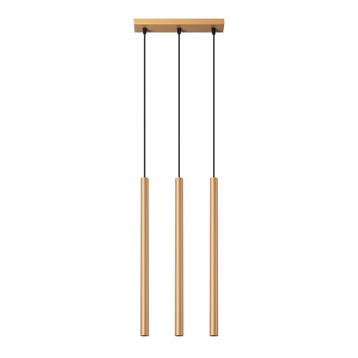 Lampa Wisząca Pastelo 3L 3Xg9 Złoty