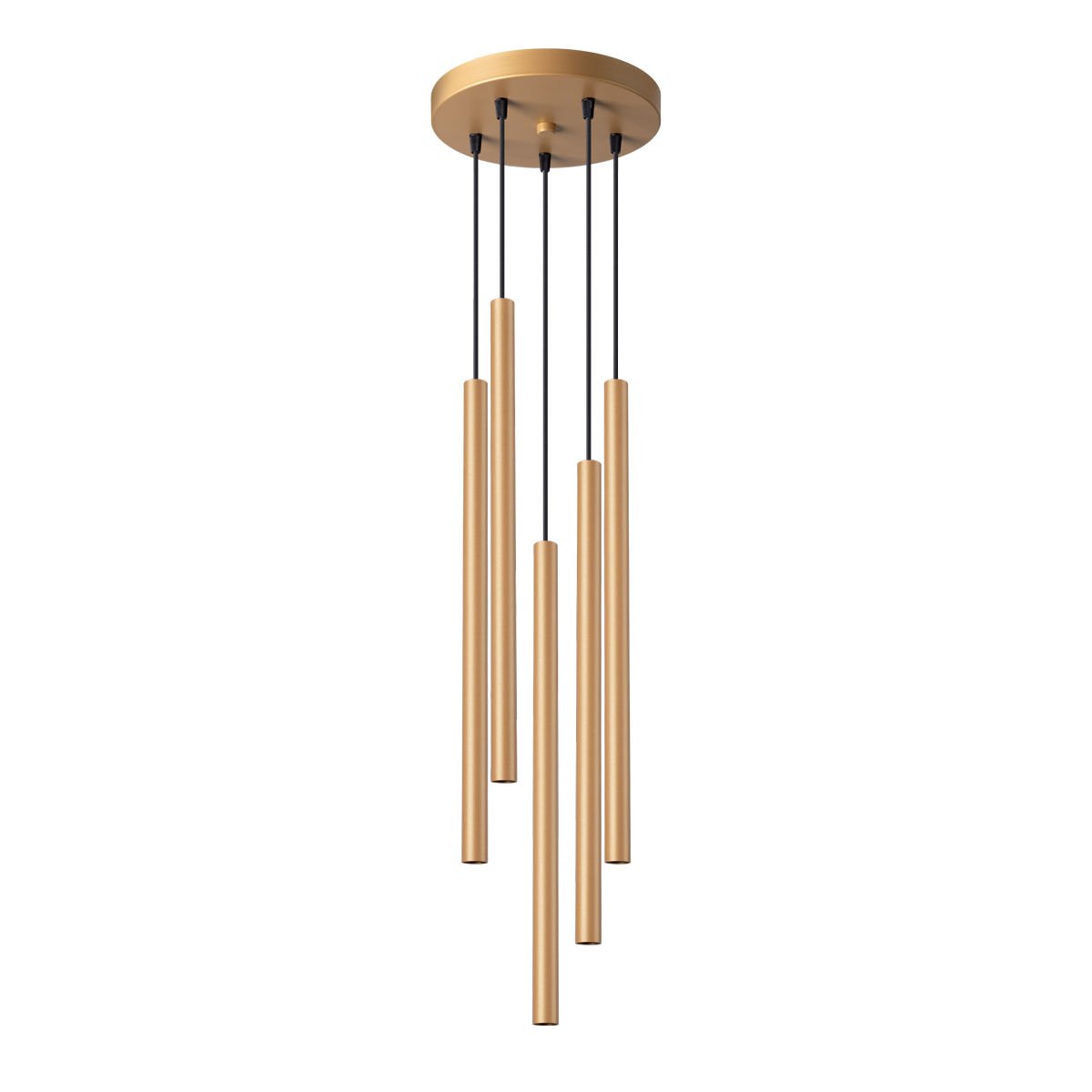 Lampa Wisząca Pastelo 5P 5Xg9 Złoty