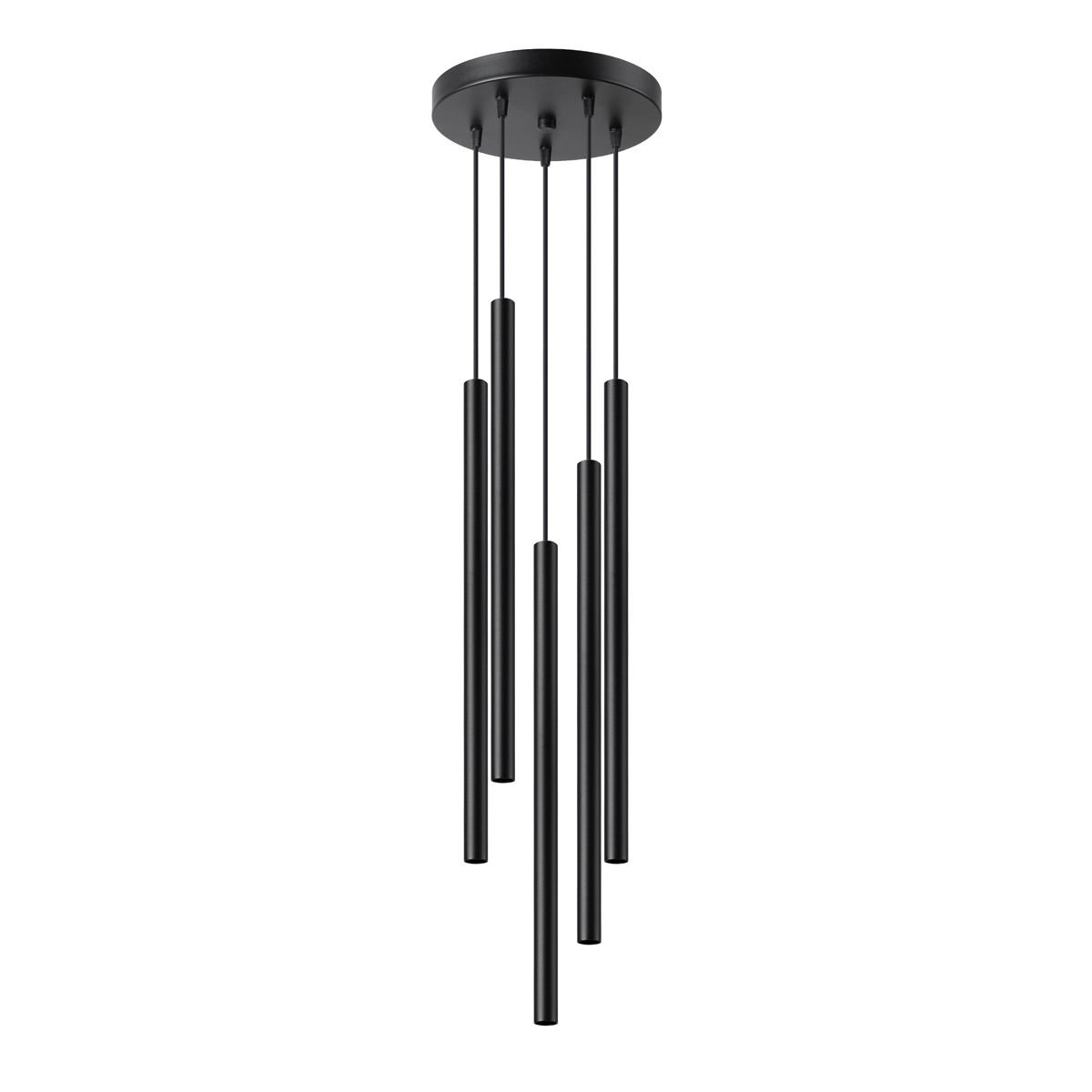 Lampa Wisząca Pastelo 5P 5Xg9 Czarny