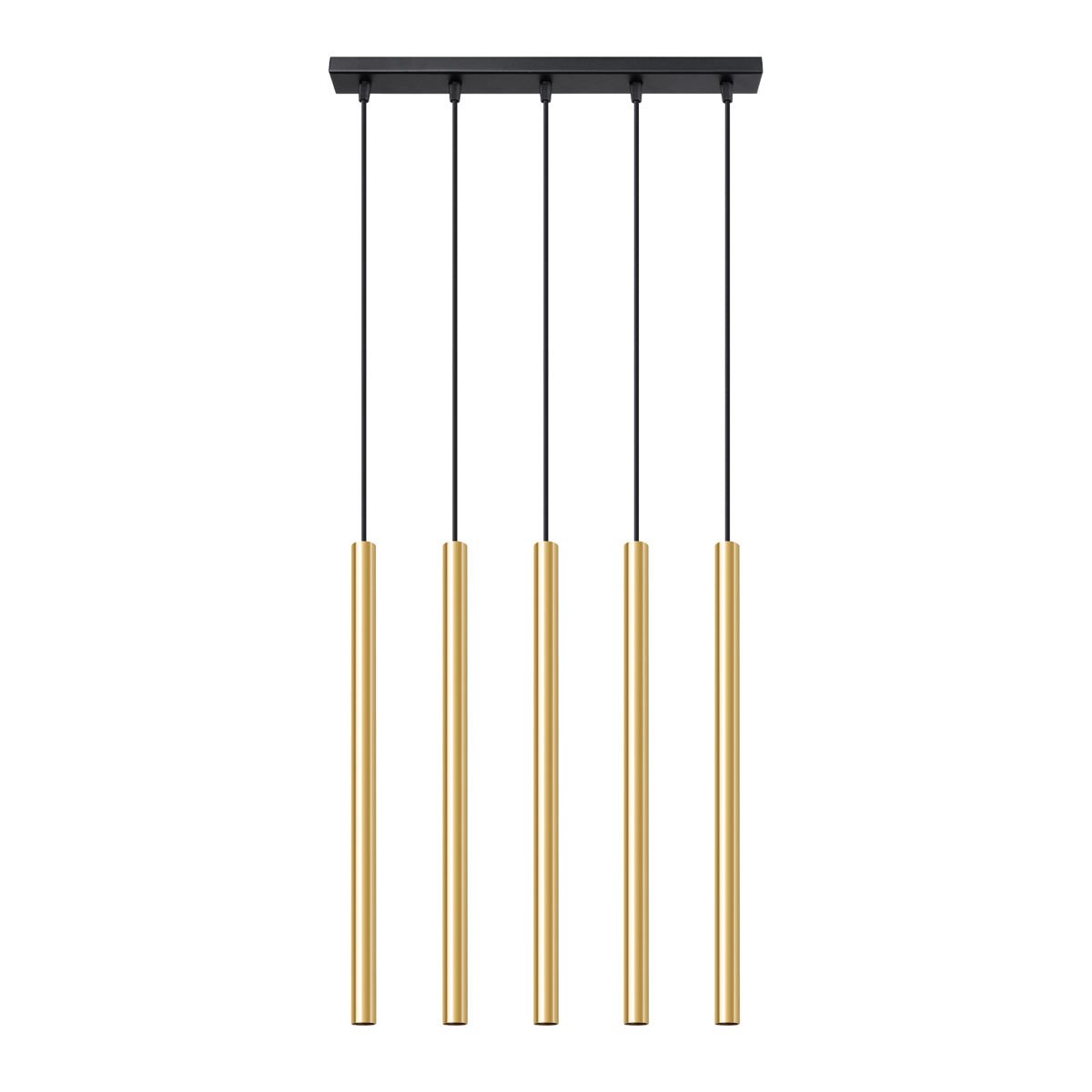 Lampa Wisząca Pastelo 5L 5Xg9 Złoty