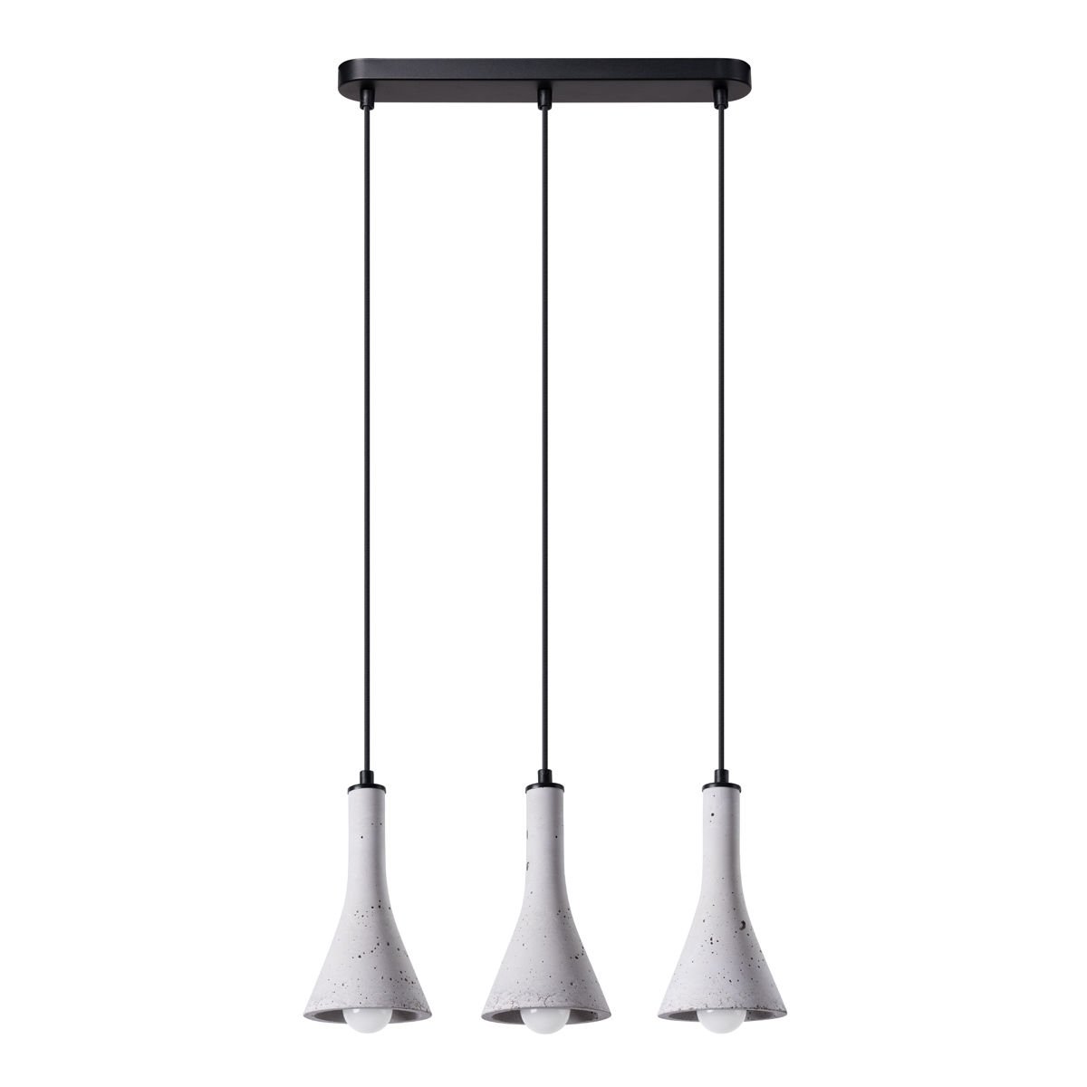 Lampa Wisząca Rea 3L 3Xe14 Szary
