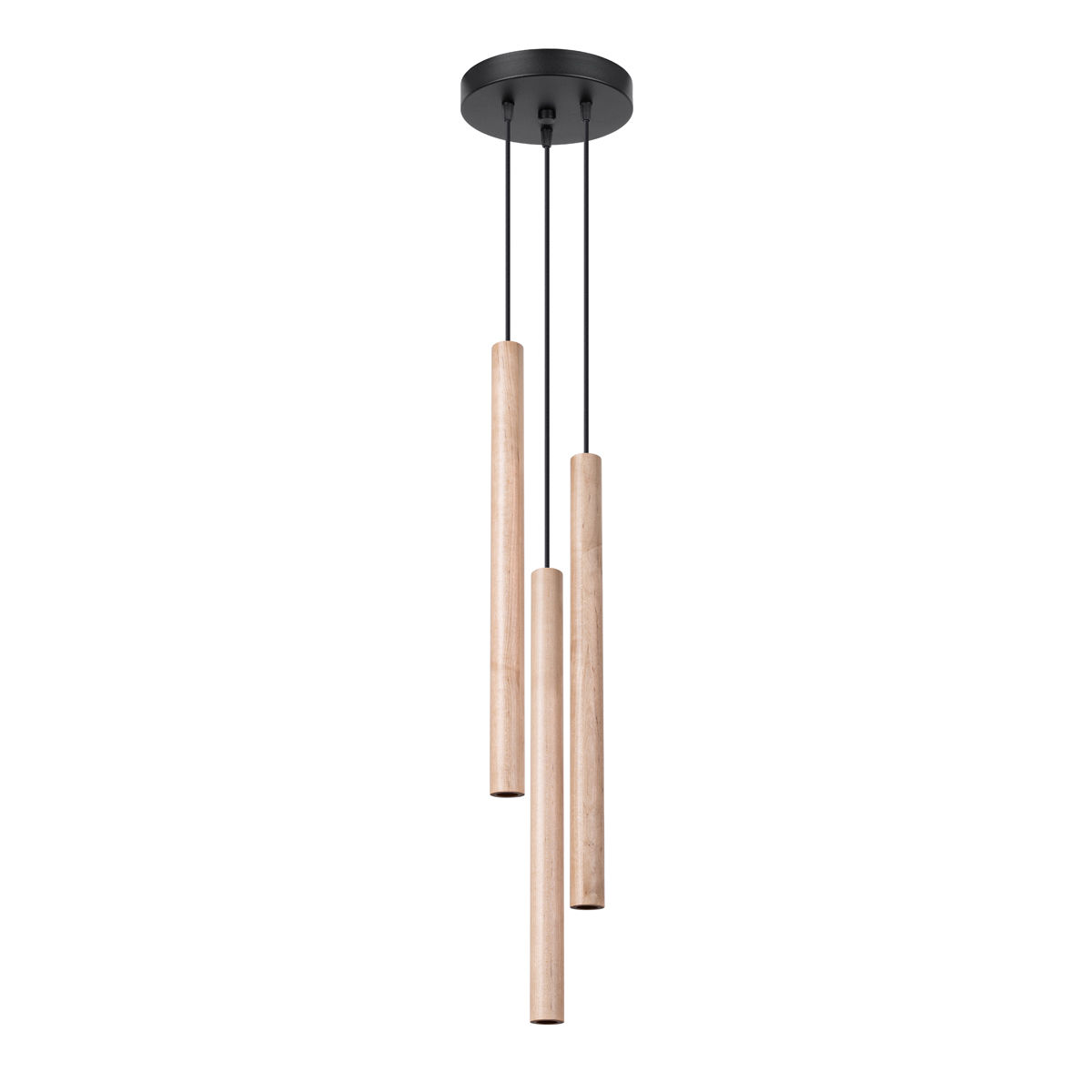 Lampa Wisząca Pastelo 3P 3Xg9 Drewno