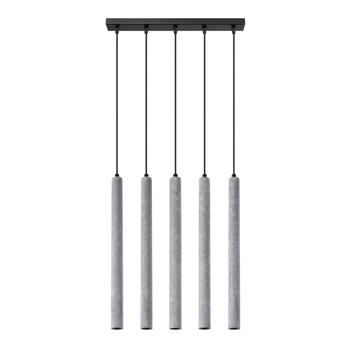 Lampa Wisząca Pastelo 5L 5Xg9 Szary