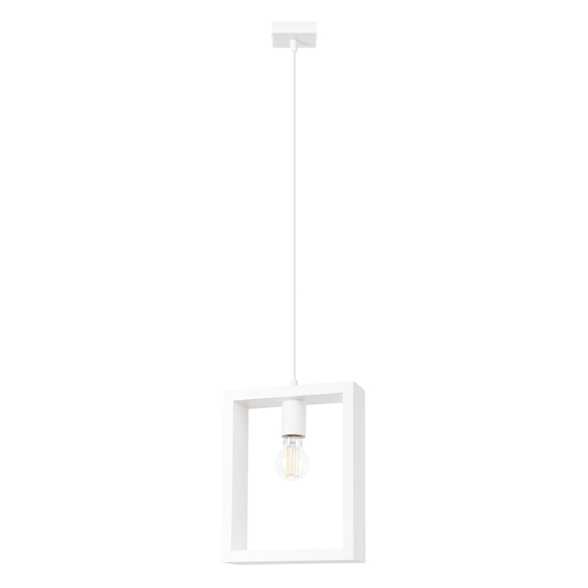Lampa Wisząca Aries 1Xe27 Biały