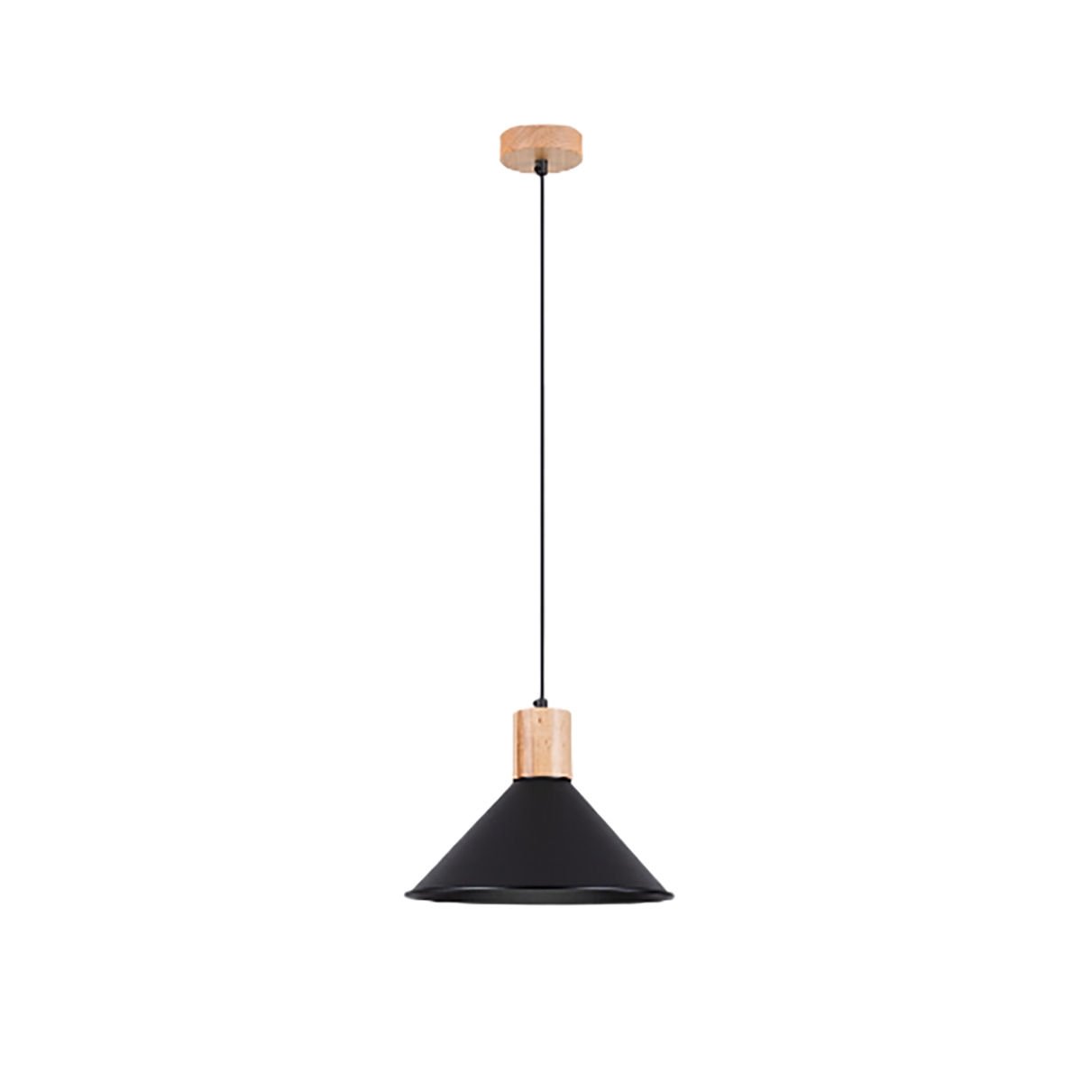 Lampa Wisząca Jaga 1Xe27 Czarny
