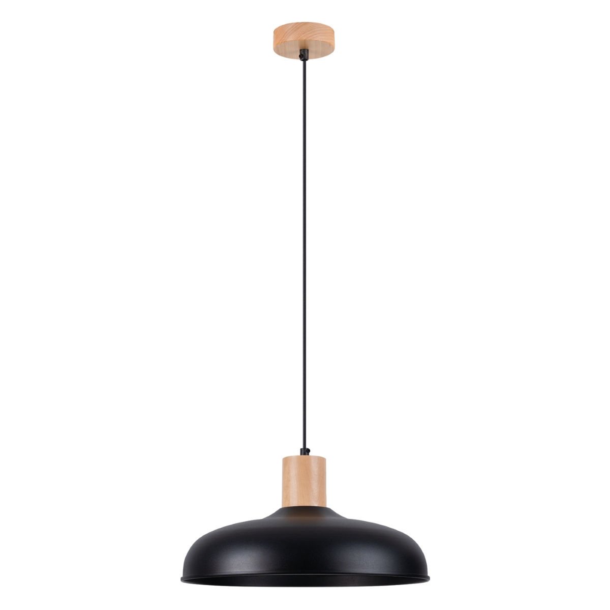 Lampa Wisząca Indy 1Xe27 Czarny