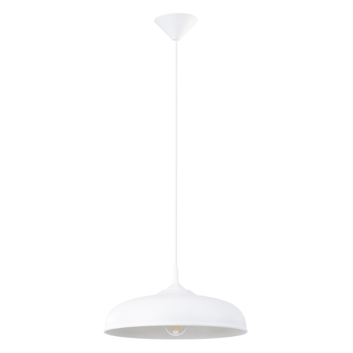 Lampa Wisząca Gina 1Xe27 Biały