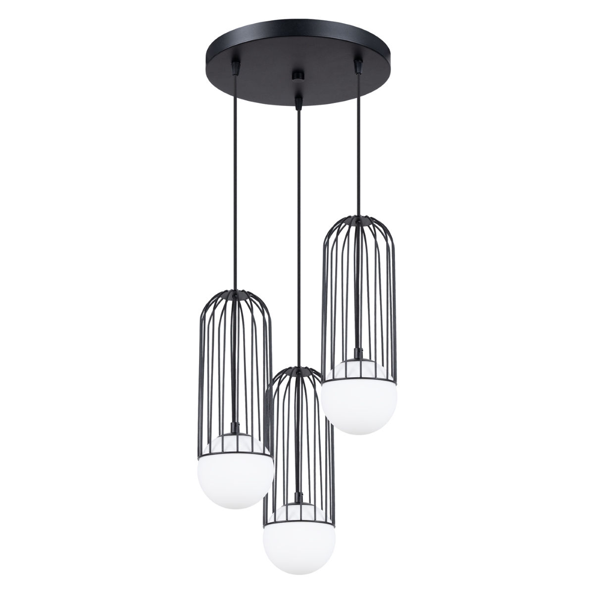 Lampa Wisząca Brina 3P 3Xg9 Czarny