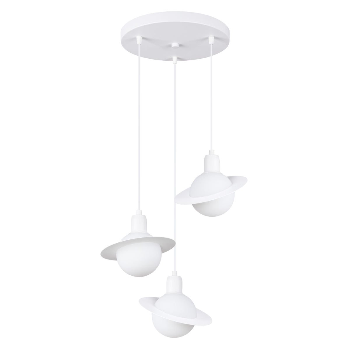 Lampa Wisząca Hyperion 3P 3Xg9 Biały