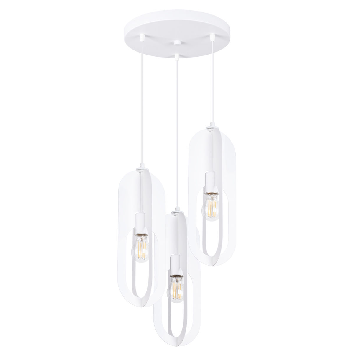 Lampa Wisząca Nicus 3P 3Xe27 Biały