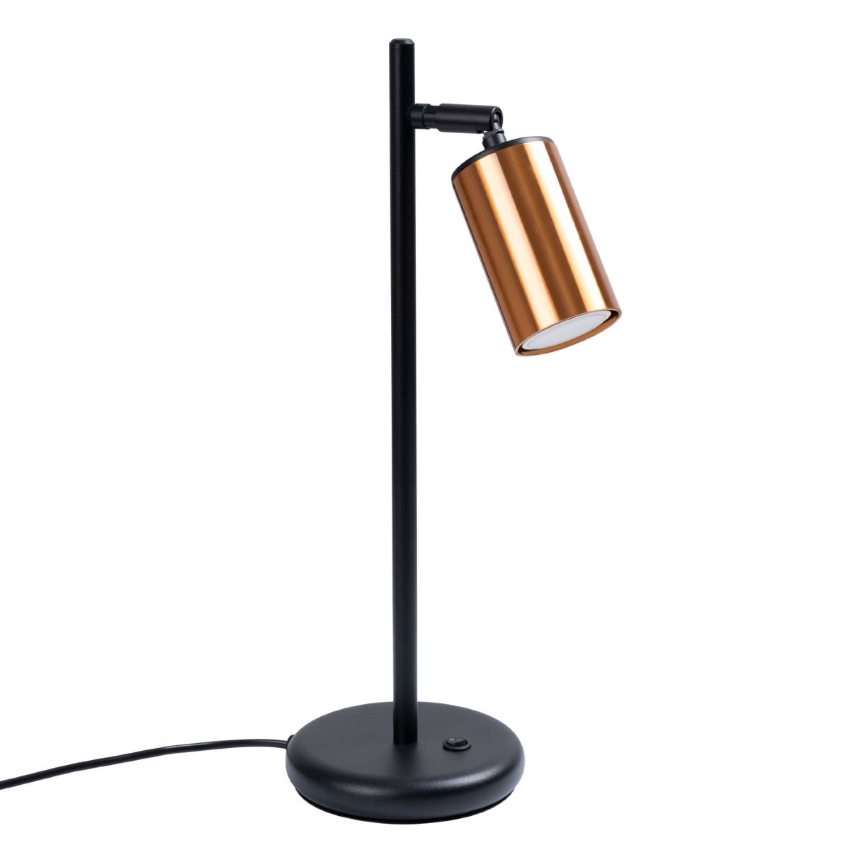 Lampa Biurkowa Winx 1Xgu10 Czarny/Miedź